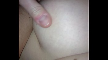 Touching my wife's tit while she's asleep homemade