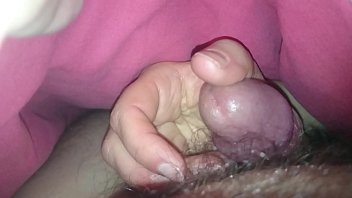 my dick in my wife's hand while she's sleeping : big closeup