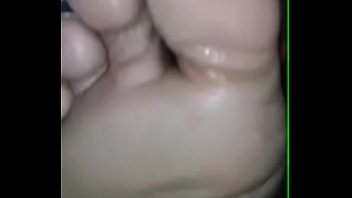My ex gf foot worshiped while playing with her vagina pt 2