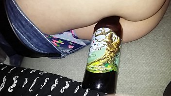 sleeping with beer bottle in teen pussy