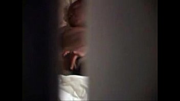 Spying my horny sister masturbating on bed. Hidden cam