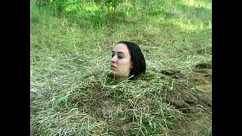 Forest bdsm burial and bizarre domination of crying slavegirl