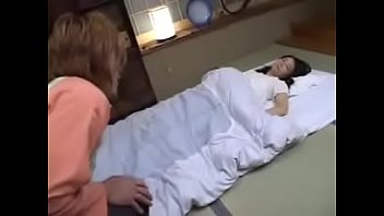 Sleeping Japanese stepmom