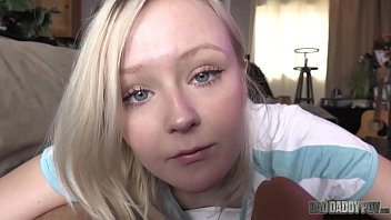 petite blonde teen gets fucked by her f. featuring natalia queen