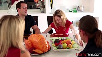 sister gets naughty during family dinner angel smalls