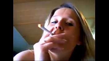 Blonde girl smoking blowjob - More at 69porncams.com