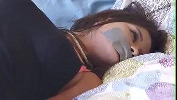 cute teen kidnapped bound gagged played with until the end