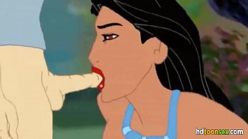 Pocahontas american babe finally tastes the white dick - XXX Toon Porn