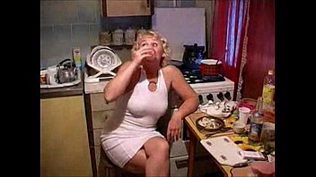 A  mom fucked by her s. in the kitchen river