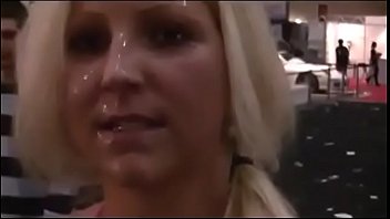 walk in public with cum on face