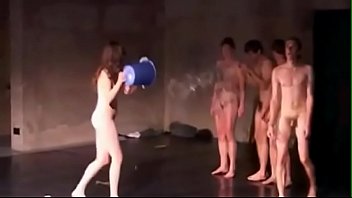 Public naked Theater Art Hairy Nudist stage artistic Teatro voyeur Nude Catfight théâtre performers Naturists