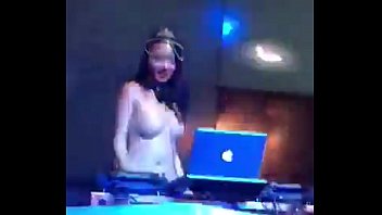 Topless Chinese DJ