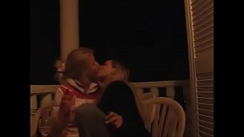 Two teen girls kissng and making out part 2 at wifesharedoncam.com