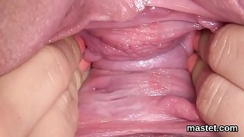 Hot czech chick opens up her tight vagina to the special