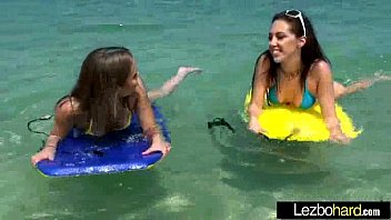 Teen Lesbians (Jenna Sativa & Liza Rowe) In Hot Sex Action Scene movie-15