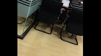 Foot shaking inside the office