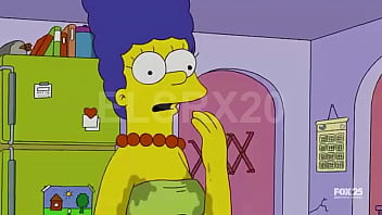 Marge simpson cogiendo con flanders mientras no hay nadie en casa