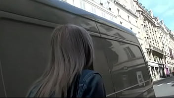 Street picked up blonde french anal whore