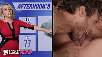 Meteorologist (Zoey Monroe) Warns Of Humidity Sliding In As (Michael Vegas) Slides His Cock In Her Pussy - Look Ather Now