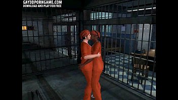 Horny 3D cartoon prisoners sucking each others