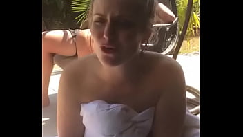 Blonde with big boobs loves to suck and fuck