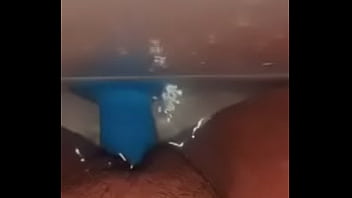 Blue suction cup Dildo