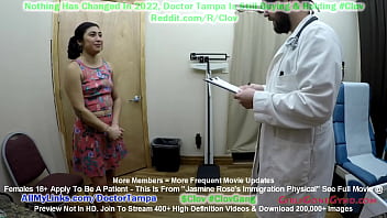 Sexi Mexi Jasmine Rose's Humiliating Green Card Physical From Doctor Tampa Caught On Hidden Cameras @GirlsGoneGyno.com
