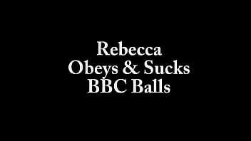 Rebecca Sucks Her Master's Cock
