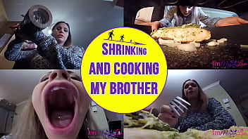SHRINKING AND COOKING MY step BROTHER - Preview - ImMeganLive