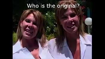 This woman has CLONED herself and shows off her BOOBS! - Who is the real one?