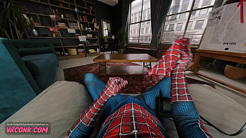 VR Conk Spider-Gwen XXX Parody - Hot Kiara Cole As Gwen Stacy cosplay VR Porn