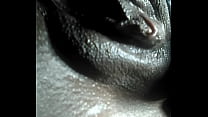 Slutty black pussy hungry for WHITE COCK