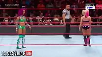 Sasha Banks vs Alexa Bliss. Raw 2017.