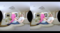Casey Szilvia has an evening of pleasure in VR