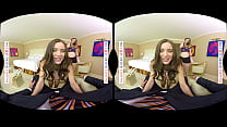 An unforgettable sexual encounter with Lana Rhoades and Stella Cox by Naughty America VR